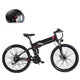 LZMXMYS Bici LZMXMYS Bici elettrica, 350W Mountain Bike, con Rimovibile 48V 8AH / 10AH agli ioni di Litio E-Bike 26" Bicicletta elettrica for Adulti 21 velocit Gears (Color : Black, Size : 8AH)