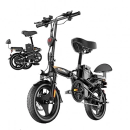 LZMXMYS Bici elettriches LZMXMYS Bici elettrica, Adulti Bici elettrica, Bici Pieghevole con 350W Brushless a Motore, da 14 Pollici Ruota velocit di 30 Km / h E-Bike for Adulti e pendolari (Size : 25AH)