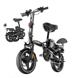 LZMXMYS Bici LZMXMYS Bici elettrica, Adulti Bici elettrica, Bici Pieghevole con 350W Brushless a Motore, da 14 Pollici Ruota velocit di 30 Km / h E-Bike for Adulti e pendolari (Size : 25AH)