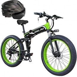 LZMXMYS Bici LZMXMYS Bici elettrica, bici di montagna elettrica elettrica Mountain bike, da 26 pollici pieghevole 48V / 8AH bicicletta elettrica con ultra-leggera lega di magnesio raggi della ruota, 21-velocit Ge