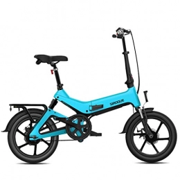 LZMXMYS Bici elettriches LZMXMYS Bici elettrica, Bici elettrica, Bici Pieghevole con 250W Il Motore Senza Spazzola, Assistenza Applicazione, da 16 Pollici Ruota velocit di 25 km / h E-Bike for Adulti e pendolari