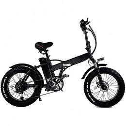 LZMXMYS Bici elettriches LZMXMYS Bici elettrica, Bici elettrica della Bicicletta elettrica for Adulti 500W del Motore della Bici elettrica Fat Tire Bike Elettrica Elettrica Bicicletta Pieghevole Fat Tire 20 * 4", con 48V 15A