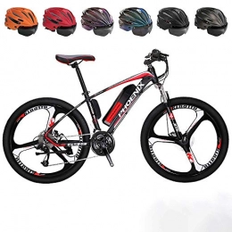 LZMXMYS Bici elettriches LZMXMYS Bici elettrica, bici elettrica for adulti elettrica Mountain bike, 26 pollici Potere della bici di montagna 36V 10AH batteria al litio 250W di potenza elettrica della bicicletta 27 velocit (a