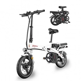 LZMXMYS Bici elettriches LZMXMYS Bici elettrica, Bici elettrica Intelligente Mountain Bike for Adulti Pieghevole E Bikes E-Bike 48V10AH agli ioni di Litio pastella 3 Equitazione modalit 400W velocit Massima 25 km / h, Dimen