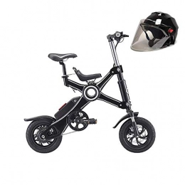 LZMXMYS Bici elettriches LZMXMYS Bici elettrica, Bici elettrica Pieghevole Spiaggia Neve Biciclette Ebike 250W Elettrico Electric Mountain Biciclette, Genitore Bambino-Bicicletta elettrica Telaio Lega di Alluminio, Nero