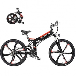 LZMXMYS Bici elettriches LZMXMYS Bici elettrica, bici elettriche for gli adulti 26" che piega bici elettrica 3-Mode 21-Velocit Montagna Ebike con 350W motore e display LCD Meter pieghevole E-Bike MAX 24Mph Portante 300 lb fa