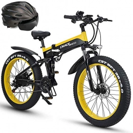 LZMXMYS Bici elettriches LZMXMYS Bici elettrica, Bicicletta elettrica Adulti Bicicletta elettrica / elettrica for Mountain Bike, 500w Ibrida Bici elettrica 26 Pollici Fat Bike 48V 12.8ah motoslitta Pieghevole Ebike