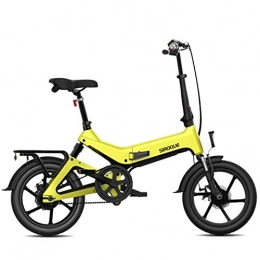 LZMXMYS Bici elettriches LZMXMYS Bici elettrica, elettrica Pieghevole Bici, Portatile Pieghevole Bicicletta Doppio Freno a Disco, con 250W Motore, 36V7.8Ah Grande capacit della Batteria, velocit Massima Fino a 25km / h