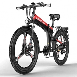 LZMXMYS Bici elettriches LZMXMYS Bici elettrica, pieghevole E-bike 26 '' con Display LCD 400W ad alta velocit del motore elettrico della bicicletta maschio e femmina adulti 48v12.8Ah batteria al litio Off-road Mountain motor