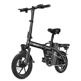 LZMXMYS Bici LZMXMYS Bici elettrica, Pieghevole EBike, 4000W Alluminio Bicicletta elettrica a pedalata for Adulti e Ragazzi, 14" Bici elettrica con 48V / 40AH agli ioni di Litio