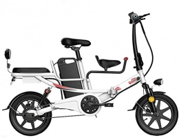 LZMXMYS Bici elettriches LZMXMYS Bicicletta elettrica, Adulto Biciclette Elettriche elettrico pieghevole bici da 14 pollici batteria al litio e bici 48v 400w alto tenore di carbonio risparmio energetico Acciaio E biciclette f