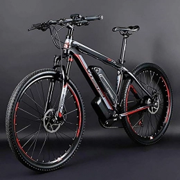 LZMXMYS Bici elettriches LZMXMYS Bicicletta elettrica, elettrico mountain bike, 26 pollici ibrido bicicletta / (36V10Ah) 24 del sistema di alimentazione a velocit freni a disco meccanici 5 velocit freno anteriore ammortizza