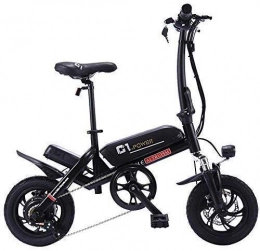 dfff Bici elettriches Mini Bici elettriche da Uomo 250w Bici elettriche Pieghevoli per Adulti 36v E Bici per Adulti Donne Freni a Disco Biciclette elettriche