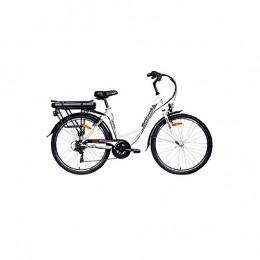 Motodak Bici Motodak - Motore elettrico per carratt calipso bianco, 6 V, 36 V, 10, 4 Ah, motore ruota posteriore