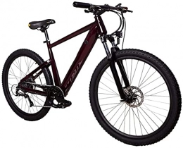 ZJZ Bici elettriches Mountain bike a batteria nascosta Mountain bike elettrica con sospensione completa Bicicletta elettrica a velocità variabile Bicicletta a pedale leggera per adulti 36v 250w 10.4ah 5 classi Pas + Cruis