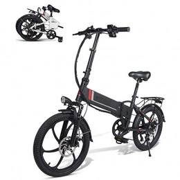 electric bicycle Bici elettriches Mountain Bike elettrica 20"Ruota Pieghevole ebike 350W 48V 8AH velocità Cerchio in Lega di magnesio per Adulti, Nero