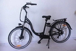 movable Bici movable 250W 36V 10.4AH Bici elettrica 26'x2.125 Bike Cruiser 6 velocità Shimano deragliatore Snow Beach eBike Bicicletta Sistema di Freno a Disco Meccanico (Nero)