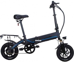 MQJ Bici MQJ Ebikes Fast Electric Bikes per Adulti 12"Bike Elettrica Pieghevole Bicicletta Bicicletta Città E-Bike Max Velocità 25Km / H, 40 Km a Lungo Raggio, Doppio Disco Brak, Bike Assist Elettrico per il