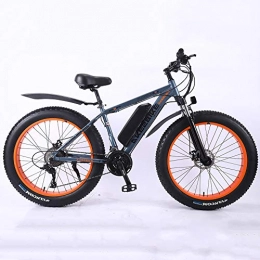 MRXW Bici MRXW Batteria elettrica alimentati al Litio MTB della Bicicletta con la Batteria agli ioni di Litio da 26"350W 36V 13Ah Rimovibile, Mag eBikes Mountainbikes Mountain Ebike per Gli Uomini, GRIG.