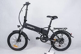 MYATU Bici MYATU 3 E-Bike pieghevole bicicletta elettrica nera