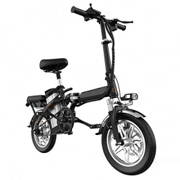 NEWBII Bici NEWBII Bici Elettrica Nero Pieghevole Veloce Assorbimento Multi-Urto Crociera velocità Fissa Motore Silenzioso 48V 400W Batteria agli Ioni di Litio Carica Breve, 48V20A