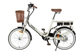 Nilox Bici Nilox E-Bike J1 Plus, Bici Elettrica Pieghevole con Pedalata Assistita, 40 Km di Autonomia, Fino a 25 km / h, Brushless High Speed 250 W, Batteria al Litio 36 V 7.5 Ah, Ruote da 20", Sella Ergonomica