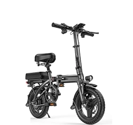 NYASAA Bici NYASAA Bicicletta elettrica, batteria al litio pieghevole Bicicletta elettrica Telaio in lega di alluminio Conversione di frequenza Motore ad alta velocità (35A)