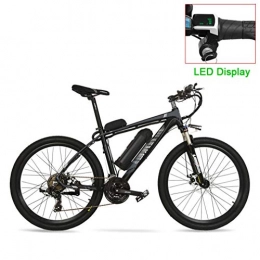 NYPB Bici NYPB Bicicletta Elettrica, Batteria agli Ioni di Litio 36V / 48V Potenza 250 W / 400W Pneumatici 26 Pollici Display LCD Sella Regolabili Regolazione a 5 velocità Adulto Unisex, Grigio, 36V10.4AH 250W