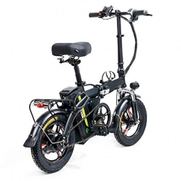 Pc-Glq Bici Pc-Glq 14" Bicicletta Elettrica 400W Ebike Mountainbike Pieghevole con Batteria Litio da 48V 8AH / 13AH per Adulti, 8AH