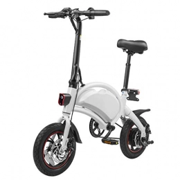 TB-Scooter Bici Pieghevole Bicicletta Ripiegabile Elettrica, Potente Motore da 350 W, 36V / 7.5AH Batteria, con Autonomia Fino a 30 km, 25 km / h, 12 Pollici Pneumatico Pneumatico, Scooter per Adulti