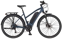 Prophete Bici Prophete ENTDECKER 21.EMT.10 Trekking E-Bike 28" AEG EcoDrive, Donna, Blu Scuro Opaco, RH 50