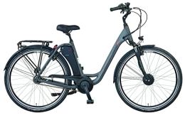 Prophete Bici elettriches Prophete Geniesser 22.EMC.30 City-Bicicletta elettrica 28" Aeg Easydrive, Bike Unisex Adulto, Grigio Opaco, 71 cm