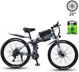 Qinmo Bici Qinmo Bicicletta elettrica, elettrica E-Bike Mountain Bike for Adulti con 350W 36V 13Ah agli ioni di Litio 26inch MTB for la Corsa Esterna (Nero)