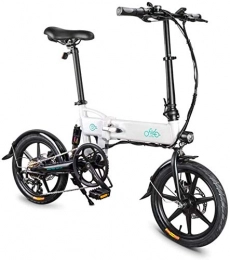 Qinmo Bici Qinmo Biciclette for Adulti permutano Ebike con 250W Motore e 6 velocit Cambio Elettrico di Alta capacit agli ioni di Litio for la Bicicletta Lavoro Esterni e Il pendolarismo (Color : White)