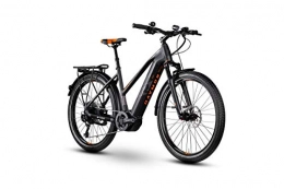 RAYMON Bici RAYMON Bicicletta elettrica da Donna Ltd 2.0, Pedelec, da Trekking, Nero / Arancione 2020, Donna, 44 cm