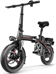 RDJM Bici RDJM Bciclette Elettriche Biciclette elettriche for Adulti, Folding Bike 3 Modi 12-23AH 400W 48V da 14 Pollici con Display LCD Adatto for Gli Uomini Le Donne Adolescenti for City Urban Pendolarismo