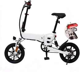 RDJM Bici RDJM Bciclette Elettriche Biciclette veloce elettrici for adulti Biciclette pieghevoli Città elettrici con freni a disco doppio bici elettrica di alimentazione Assist Velocità massima 25km / H, massim