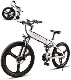 RDJM Bici RDJM Bciclette Elettriche Ebike 26 '' Bicicletta elettrica for Adulti 350W Mountain Bike con 48V 10Ah Batteria al Litio, LED Luminoso Faro e Horn, 21Speed ​​Gear