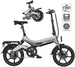 RDJM Bici elettriches RDJM Bciclette Elettriche Folding Bike Elettrico for Adulti, Intelligente Mountain Bike Lega di Alluminio Bicicletta elettrica / Commute Ebike con 250W Motore, con 3 modalità di Guida for i Viaggi Cit