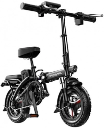 RDJM Bici RDJM Bciclette Elettriche Veloce Biciclette elettriche for Adulti Piccolo Bicicletta elettrica for Gli Adulti, 14" Bicicletta elettrica / Commute Ebike di percorrenza 30-140 Km, 48V Batteria, 3 veloci