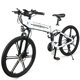 Samebike  SAMEBIKE Bicicletta Elettrica per Adulti 26'', Bici Elettrica con Pedalata Assistita, City E-bike Batteria Rimovibile 48V10.4AH / 12.5AH, Bici Elettriche per 21 Velocità Uomo / Donna