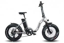 Speedy Ebike Bici Speedy Ebike - Elegant 250w 48v - 19, 2ah Bicicletta Elettrica Pieghevole Fat Bike (Cromo)