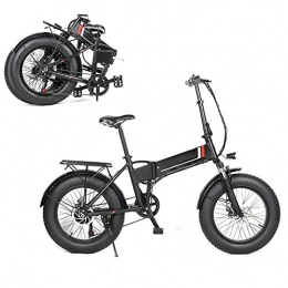 Starsmyy Bici elettriches Starsmyy Pieghevole Bici Elettrica E-Bike 20" X 4.0 Pollici Telaio per Pneumatici Grasso Bicicletta Elettrica Mountain Bike Neve Bici E Bike