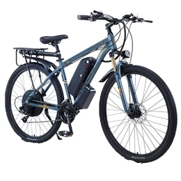 TABKER Bici TABKER Bici elettrica Assisted lithium battery bicycle electric mountain bike long range electric bicycle (Color : Blue)