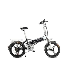 TABKER Bici TABKER Bicicletta elettrica 7 Variable Speed 20 Inch Electric Bicycle Adults Mobility Ladies Powerful Folding Electric Bicycle