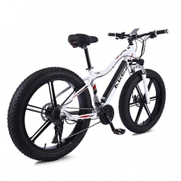 TANCEQI Bici TANCEQI Bicicletta Elettrica da Montagna E-Bike 26" con Batteria Rimovibile agli Ioni di Litio da 36V 10Ah Ebikes Bici all Terrain per Adulto, per La Mens Outdoor Ciclismo Viaggi Lavorare, Bianca