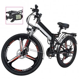 TANCEQI Bici TANCEQI Bicicletta Elettrica Pieghevole para Adulto, 300W Bici Elettriche Uomini Donne Mountain E-Bike 21 velocità Freno da Citt / àTrekking / Mountain Lega di Alluminio LCD Meter Uomini Donne