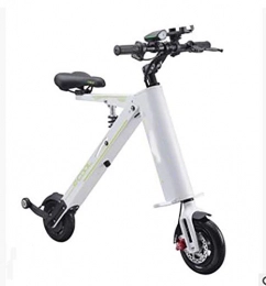 TX Bici TX Bici elettrica Pieghevole Portatile 2 Ruote da 18 Pollici 36V 14, 5 kg, Supporto Ricarica USB, White