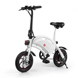 TX Bici TX Lega di Alluminio Intelligente Pieghevole Bici Elettrica Ciclomotore Bicicletta 10.4Ah Batteria 14 ''Tire 250 W Motore, White
