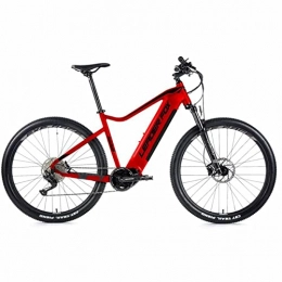 Leader Fox Bici Velo - Bicicletta elettrica da uomo Leader Fox 27, 5'' Awalon 2021 da uomo, 9 V, motore centrale bafang m420, 36 V, 80 nm, batteria 20 Ah (17, 5 - h42 cm, taglia S, per adulti da 158 cm a 168 cm)